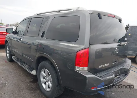 2011 Nissan Armada Sv из США, поврежденный, VIN 5N1BA0ND6BN603327
